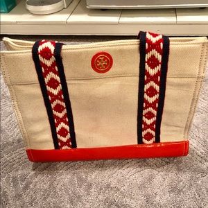 Tory Burch Canvas Beach Bag
